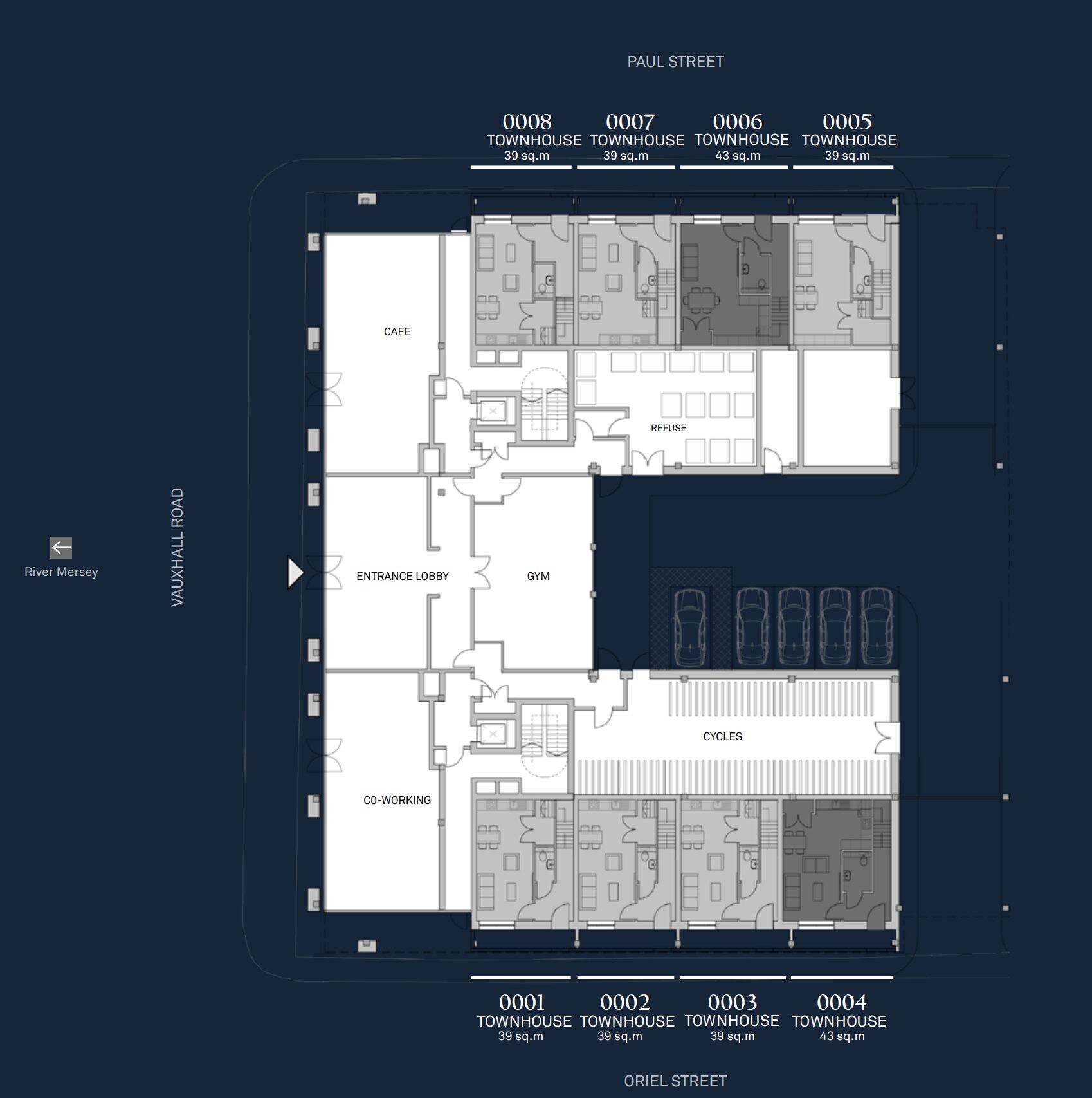 Vauxhall residence floor plan