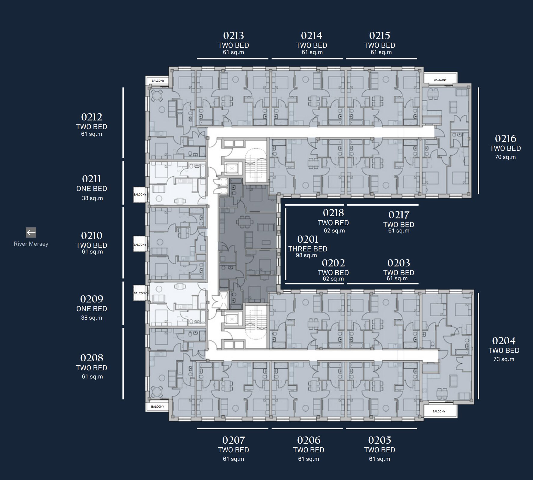 Vauxhall residence floor plan