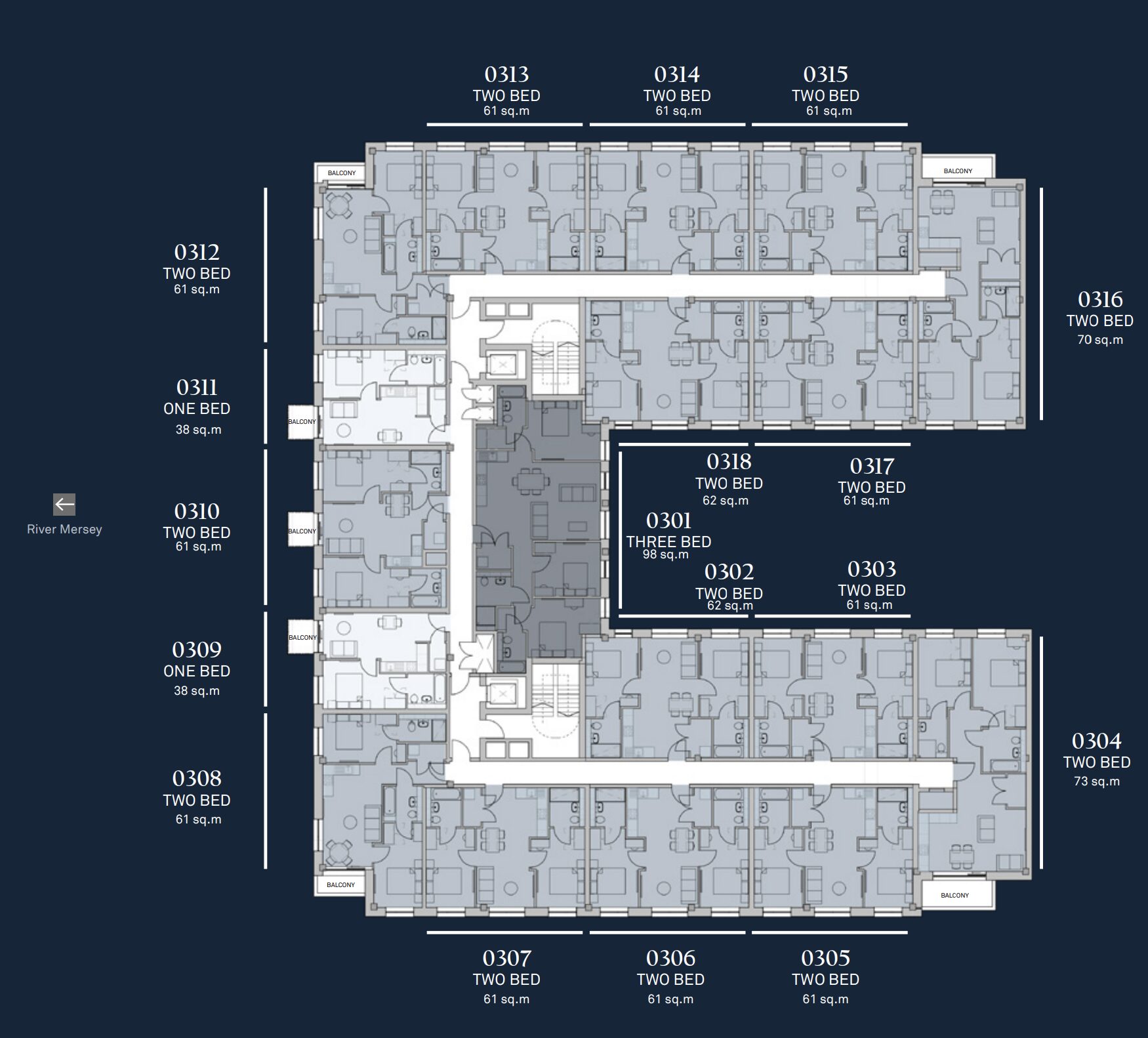 Vauxhall residence floor plan