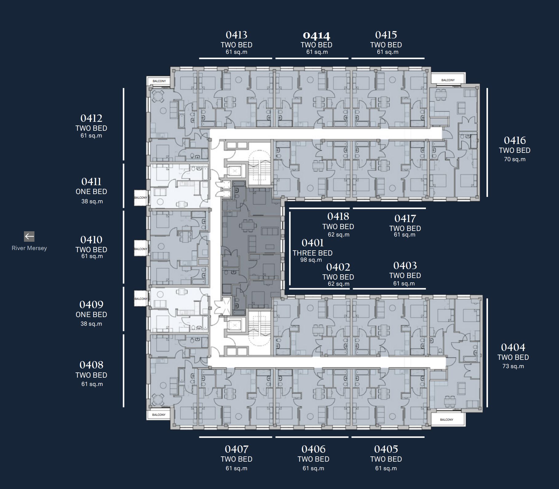 Vauxhall residence floor plan