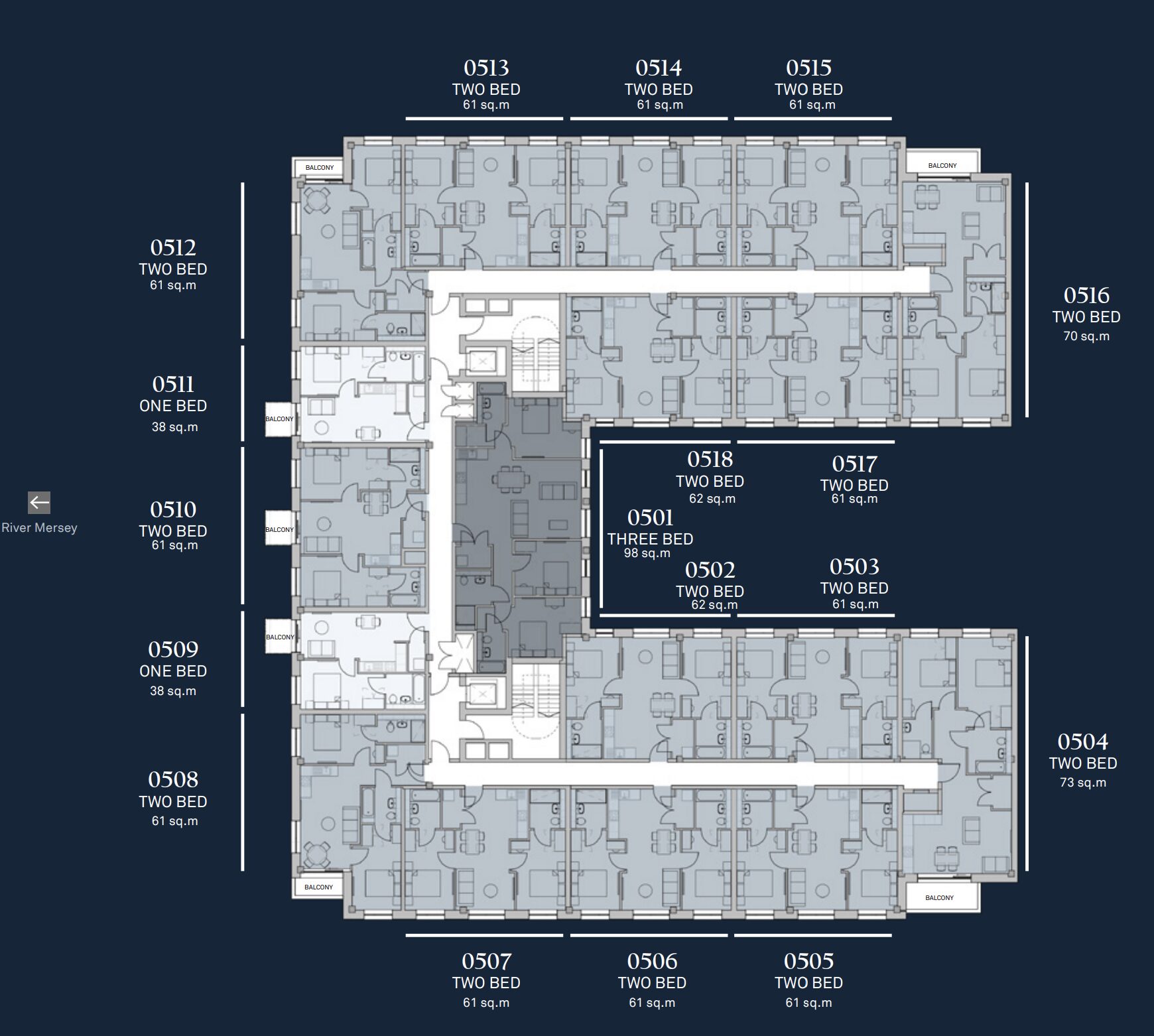 Vauxhall residence floor plan
