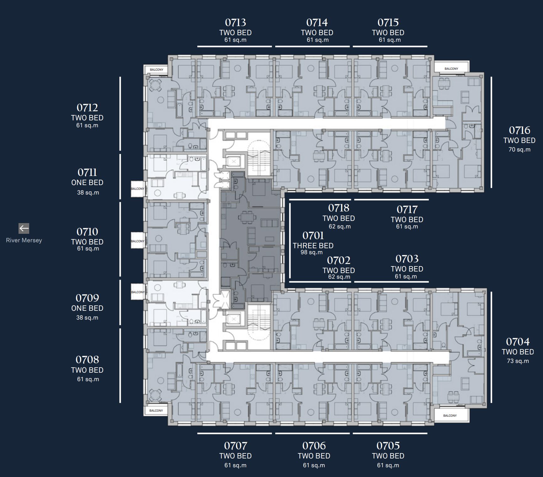 Vauxhall residence floor plan