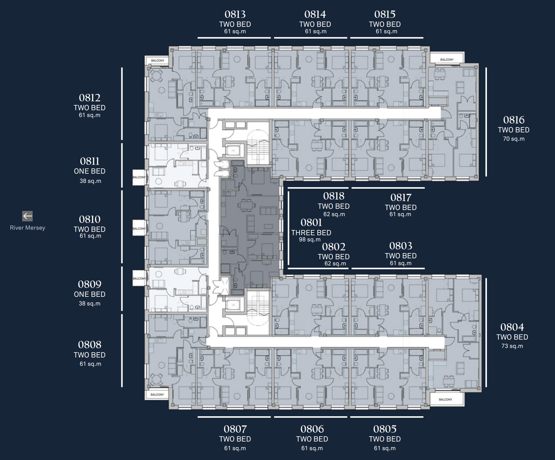 Vauxhall residence floor plan
