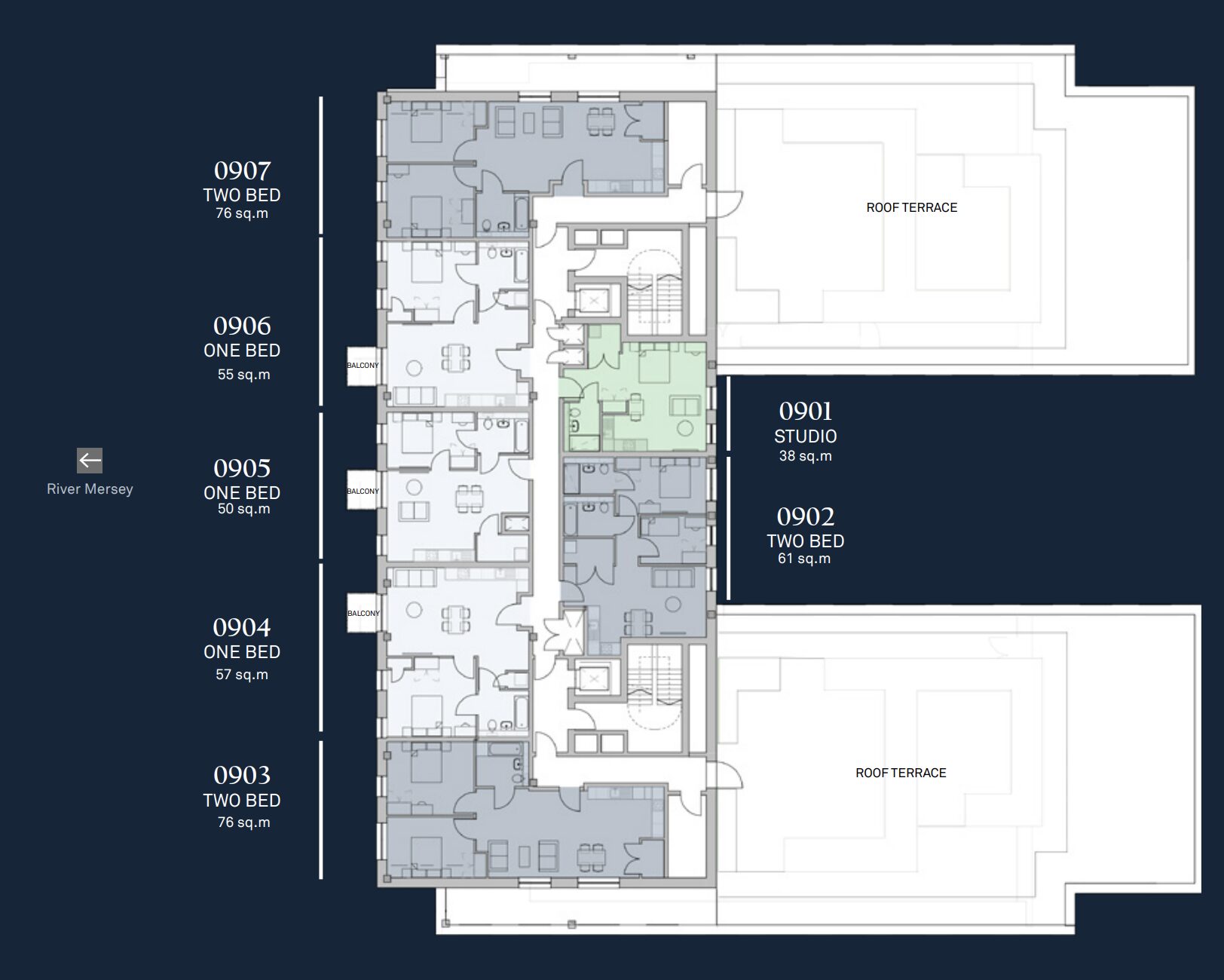 Vauxhall residence floor plan